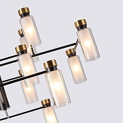 Люстра на штанге Favourite Slank 4482-16P цвет латунь, черный-2