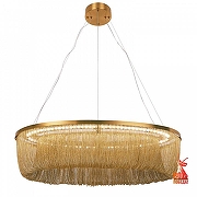 Люстра Favourite Vandfald 4491-8P цвет плафона/подвески Латунь, цвет арматуры Латунь