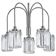 Люстра Newport 4500 4505/C chrome цвет плафона/подвески Прозрачный, цвет арматуры Хром