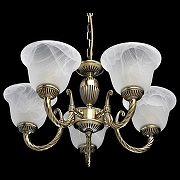 Люстра MW-Light Ариадна 20 450016305 цвет плафона/подвески Белый, цвет арматуры Бронза-2