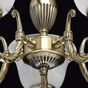 Люстра MW-Light Ариадна 20 450016305 цвет плафона/подвески Белый, цвет арматуры Бронза-7