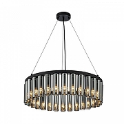 Люстра Favourite Slang 4504-30P цвет плафона/подвески Светло-серый, цвет арматуры Черный-1