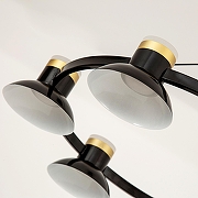 Люстра Favourite Tatti 4516-9P цвет плафона/подвески Черный, цвет арматуры Черный-2