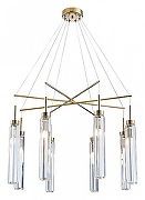 Люстра Newport 4520 4524+4/S gold цвет плафона/подвески Прозрачный, цвет арматуры Золото-1