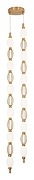 Люстра Favourite Perler 4559-2PC цвет плафона/подвески Белый, Латунь, цвет арматуры Латунь