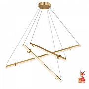 Люстра Favourite Stav 4553-3P цвет плафона/подвески Белый, Латунь, цвет арматуры Латунь