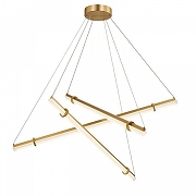 Люстра Favourite Stav 4553-3P цвет плафона/подвески Белый, Латунь, цвет арматуры Латунь-1