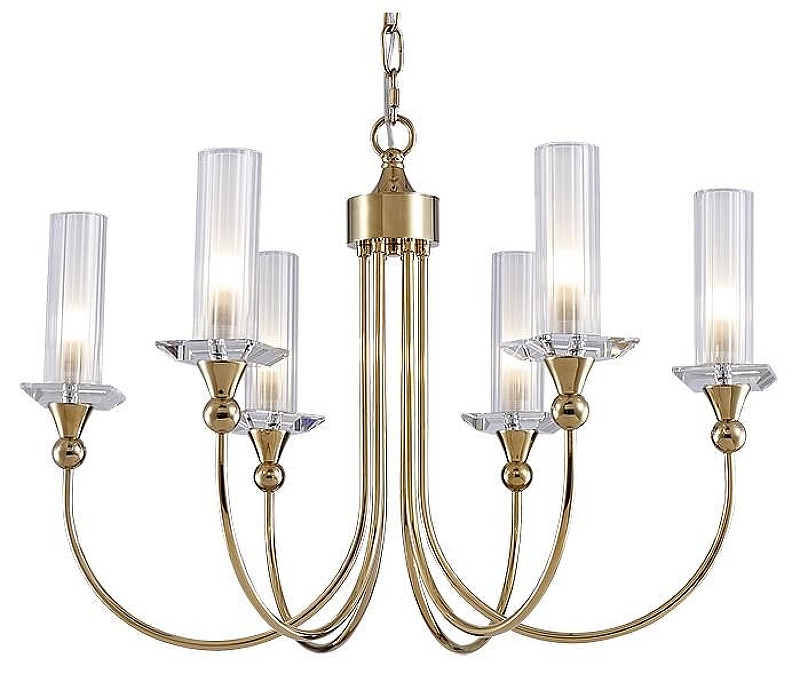 Люстра Newport 4580 4586/С gold 