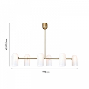 Люстра на штанге F-promo Barfila 4619-6P -3