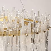 Люстра De City Арман 4 462010906 цвет плафона/подвески Прозрачный, цвет арматуры Латунь-6