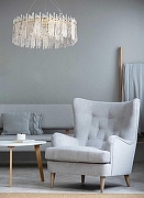 Люстра De City Арман 4 462010906 цвет плафона/подвески Прозрачный, цвет арматуры Латунь-10