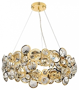 Люстра De City Арман 462011308 цвет плафона/подвески Прозрачный, цвет арматуры Золото-1