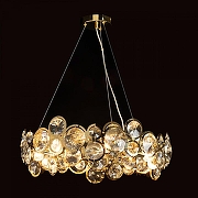 Люстра De City Арман 462011308 цвет плафона/подвески Прозрачный, цвет арматуры Золото-2