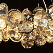 Люстра De City Арман 462011308 цвет плафона/подвески Прозрачный, цвет арматуры Золото-4
