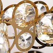 Люстра De City Арман 462011308 цвет плафона/подвески Прозрачный, цвет арматуры Золото-9