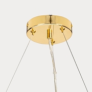 Люстра De City Арман 462011308 цвет плафона/подвески Прозрачный, цвет арматуры Золото-10