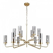 Люстра F-promo Shandar 4620-12P цвет плафона/подвески Серый, цвет арматуры Бронза-1