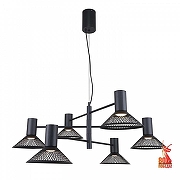 Люстра F-promo Metrics 4623-6P цвет плафона/подвески Черный, цвет арматуры Черный