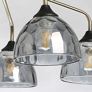 Люстра De City Клэр 463011705 цвет плафона/подвески Дымчатый, цвет арматуры Бронза, Черный-6