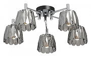 Люстра De City Клэр 3 463012105 цвет плафона/подвески Дымчатый, цвет арматуры Хром