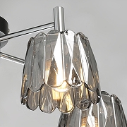 Люстра De City Клэр 3 463012105 цвет плафона/подвески Дымчатый, цвет арматуры Хром-4