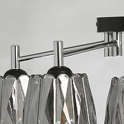 Люстра De City Клэр 3 463012105 цвет плафона/подвески Дымчатый, цвет арматуры Хром-5