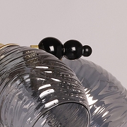 Люстра на штанге De City Клэр 4 463012505 цвет плафона/подвески Серый, цвет арматуры Золото-6