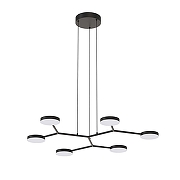 Люстра Favourite Vorago 4632-6P цвет черный-1