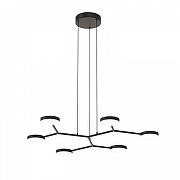 Люстра Favourite Vorago 4632-6P цвет плафона/подвески Белый, Черный, цвет арматуры Черный-2