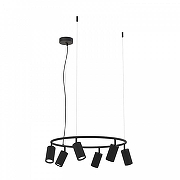 Люстра F-promo Mobile 4635-6P цвет плафона/подвески Черный, цвет арматуры Черный-2