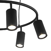 Люстра F-promo Mobile 4635-6P цвет плафона/подвески Черный, цвет арматуры Черный-3