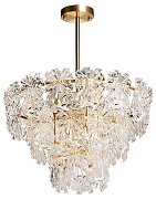 Люстра на штанге De City Бриз 464019808 цвет плафона/подвески Прозрачный, цвет арматуры Медь