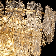 Люстра на штанге De City Бриз 464019808 цвет плафона/подвески Прозрачный, цвет арматуры Медь-3