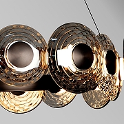 Люстра Favourite Claros 4642-16P цвет плафона/подвески Светло-серый, цвет арматуры Черный-2