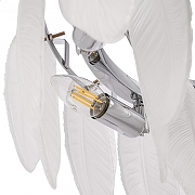 Люстра Arte Milano AM-4653 4653.D550.H240.E14.6 Ni цвет плафона/подвески Белый, цвет арматуры Никель-9