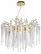 Люстра De City Лайма 7 467011608 цвет плафона/подвески Прозрачный, цвет арматуры Золото-2