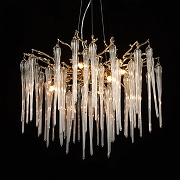 Люстра De City Лайма 7 467011608 цвет плафона/подвески Прозрачный, цвет арматуры Золото-3