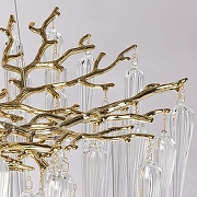 Люстра De City Лайма 7 467011608 цвет плафона/подвески Прозрачный, цвет арматуры Золото-7