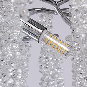 Люстра MW-Light Лайма 11 467013510 цвет плафона/подвески Прозрачный, цвет арматуры Хром-10