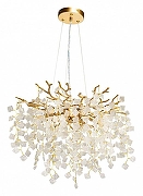Люстра De City Лайма 15 467014606 цвет плафона/подвески Прозрачный, цвет арматуры Золото
