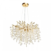 Люстра De City Лайма 15 467014606 цвет плафона/подвески Прозрачный, цвет арматуры Золото-5