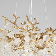 Люстра De City Лайма 15 467014606 цвет плафона/подвески Прозрачный, цвет арматуры Золото-6