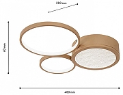 Люстра F-promo Campus 4681-3C цвет плафона/подвески Белый, Золото, цвет арматуры Золото-10