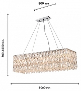 Люстра Favourite Robby 4722-10P цвет плафона/подвески Прозрачный, цвет арматуры Золото-3