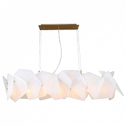 Люстра Favourite Lanvin 4725-12P цвет плафона/подвески Белый, цвет арматуры Латунь