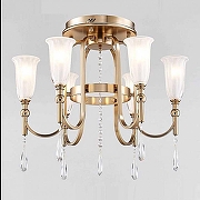 Люстра Newport 4800 4806/PL цвет плафона/подвески Белый, цвет арматуры Золото-1