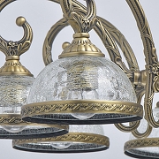 Люстра на штанге MW-Light Аманда 6 481013608 цвет бронза патинированная-3