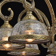 Люстра на штанге MW-Light Аманда 6 481013608 цвет бронза патинированная-4