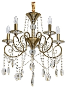 Люстра MW-Light Селена 19 482016305 цвет бронза античная