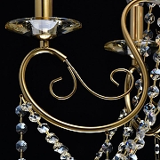 Люстра MW-Light Селена 19 482016305 цвет плафона/подвески Прозрачный, Шампань, цвет арматуры Бронза-6